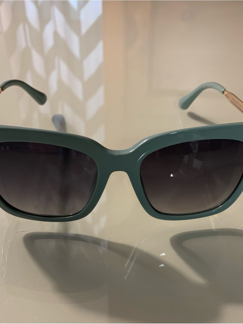 Bella Diff Sunglasses Teal